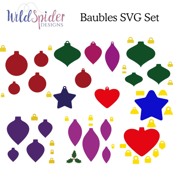 Baubles SVG / Cutting File Set