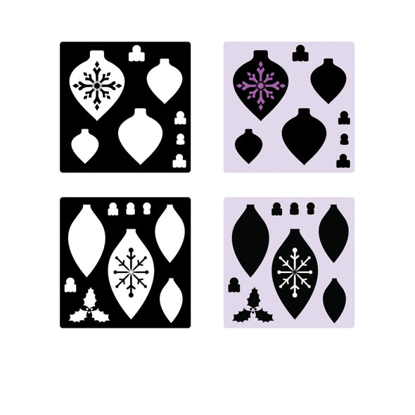 Christmas Stencils SVG / Cutting File Set