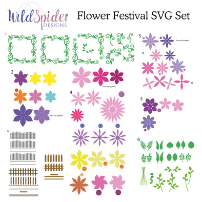 Flower Festival SVG Set