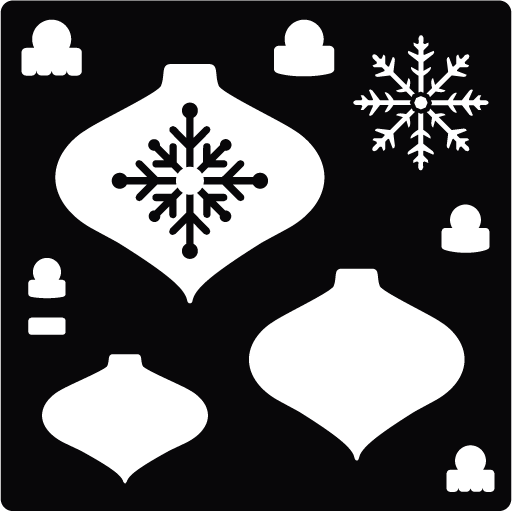 Christmas Stencils SVG / Cutting File Set