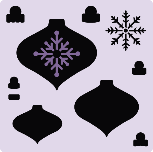 Christmas Stencils SVG / Cutting File Set