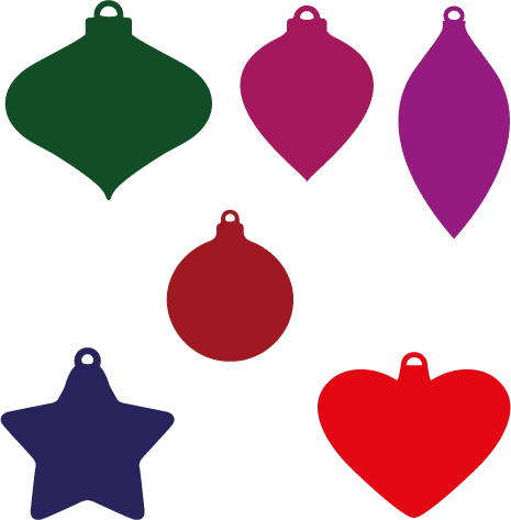 Baubles SVG / Cutting File Set