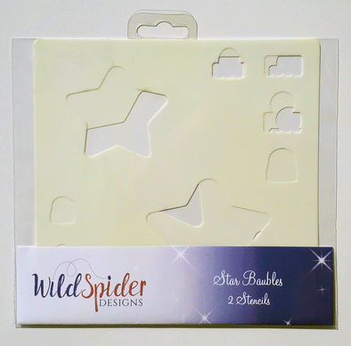 Star Bauble Stencils - Set of 2
