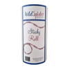 Roll of 25m length double sided adhesive stood up on a white background, showing its label