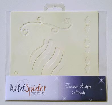 Teardrop Stripes Stencils - Set of 2