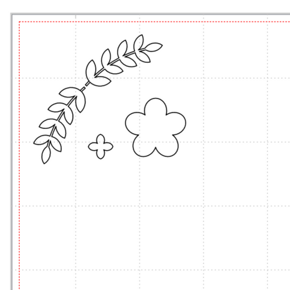 Vine and Flower Corner SVG / Cutting File